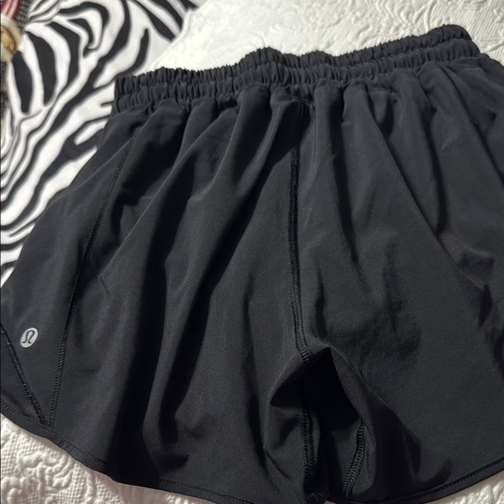 lululemon athletica Black Athletic Shorts with Elastic Waistband